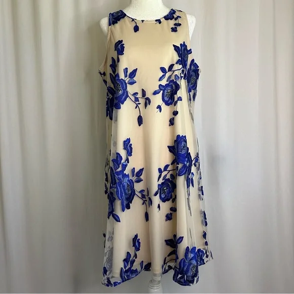 ECI | Dresses | Eci New York Shift Dress Tie Back Embroidered Lace Floral Blue Cream Size M | Poshmark ECI | Dresses | Eci New York Shift Dress Tie Back Embroidered Lace Floral Blue Cream Size M | Poshmark